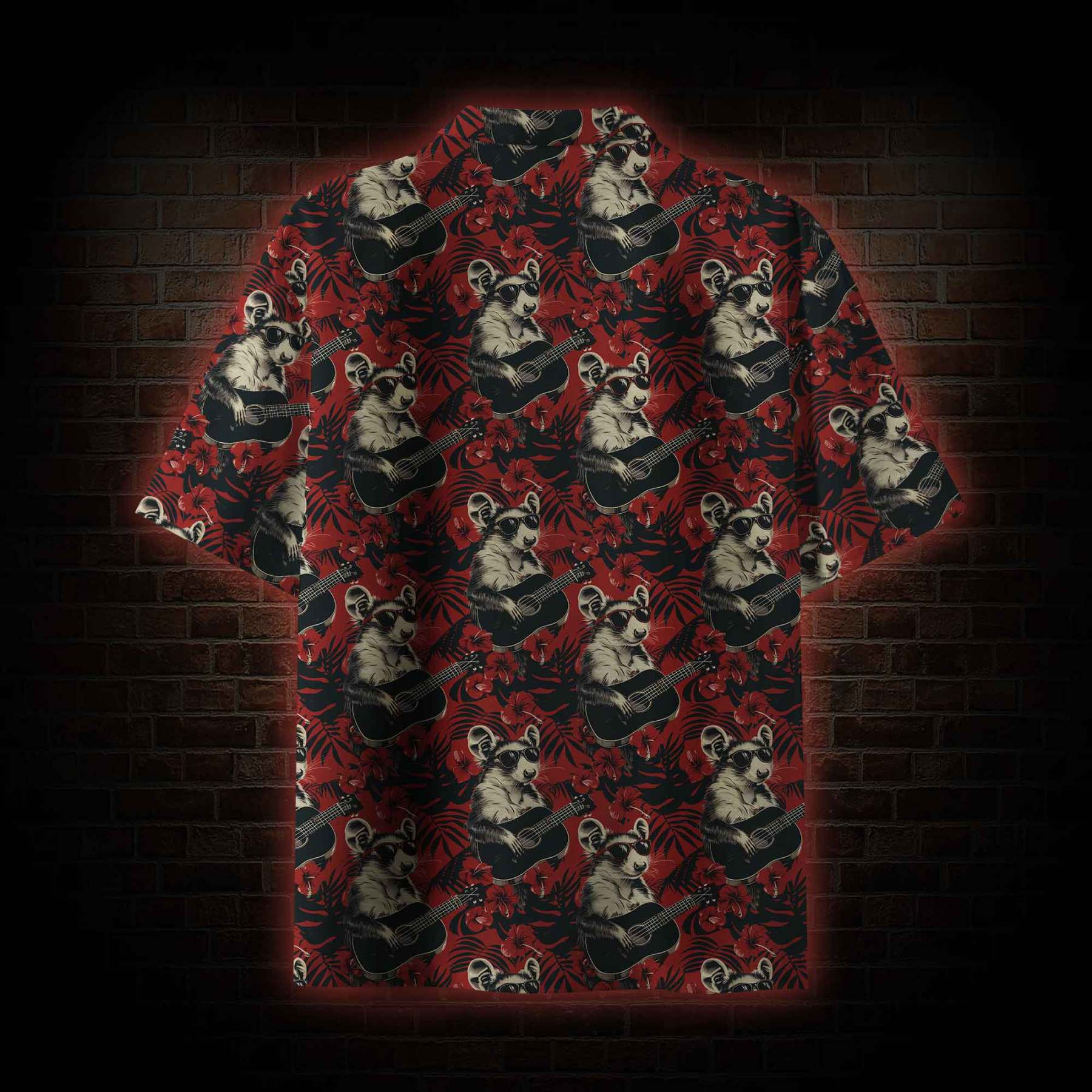 Mouse Holiday Button-up Shirt