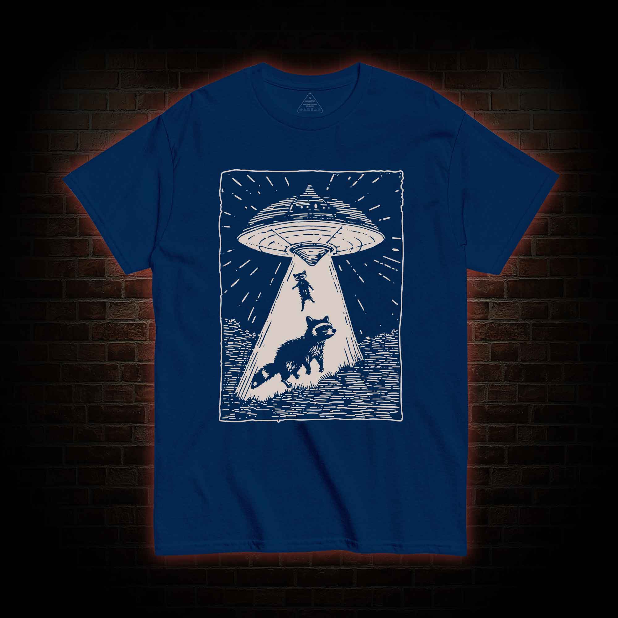 UFO and Raccoons T-shirt 