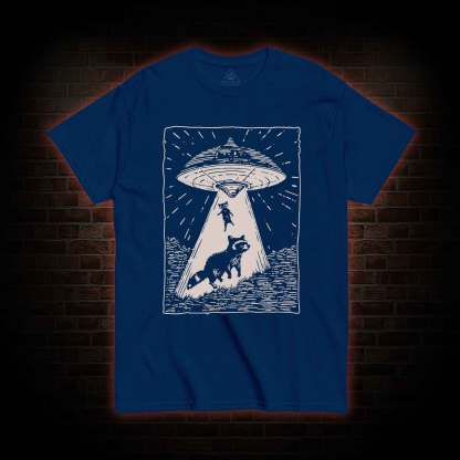 UFO and Raccoons T-shirt 