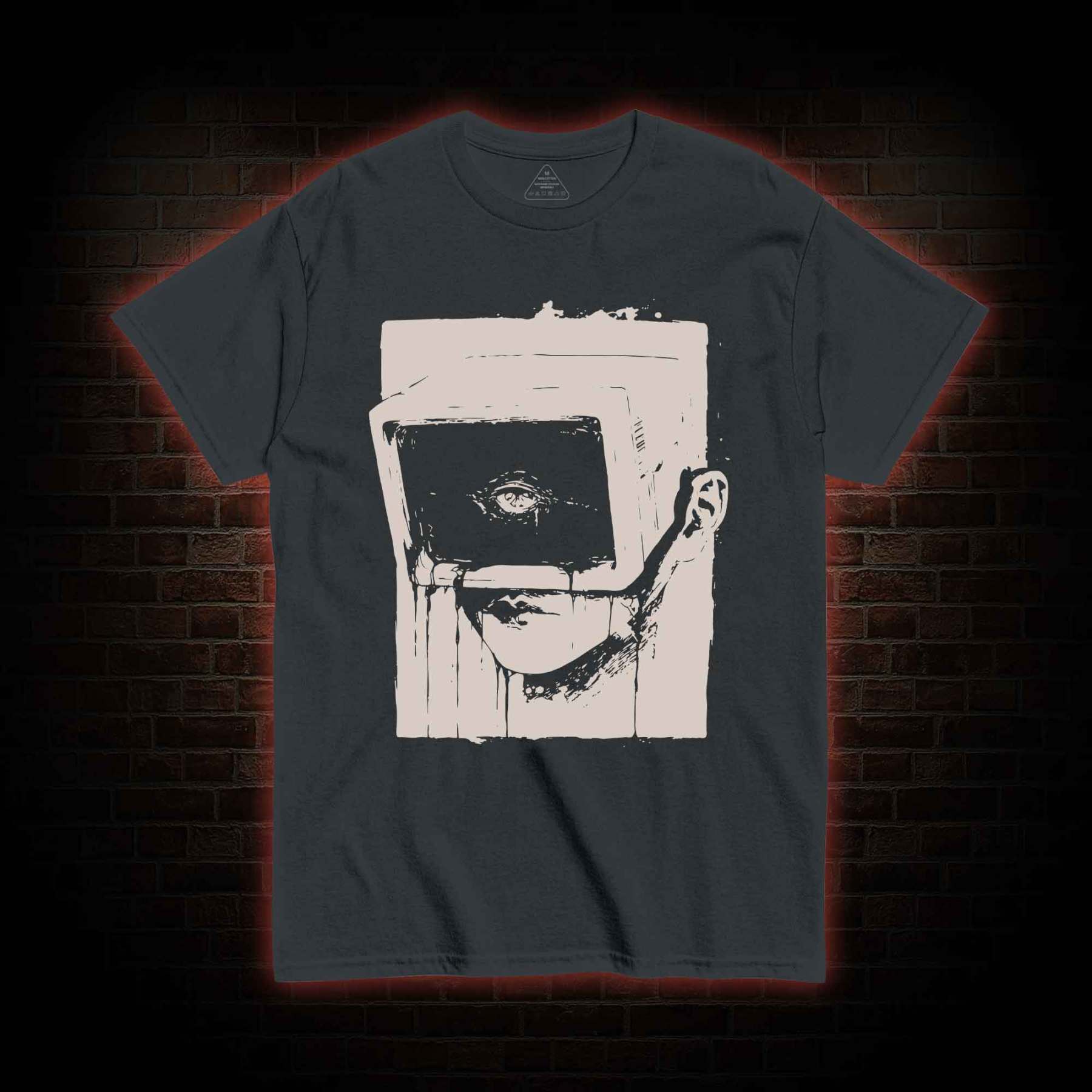 Weirdcore Dystopian Computer T-shirt 