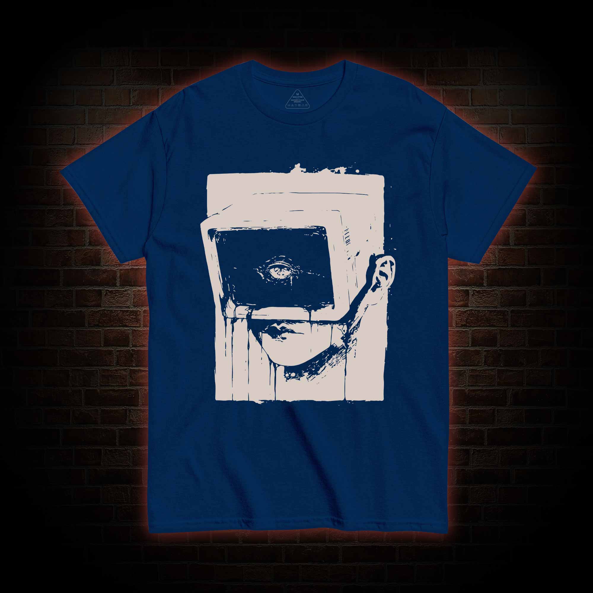 Weirdcore Dystopian Computer T-shirt 