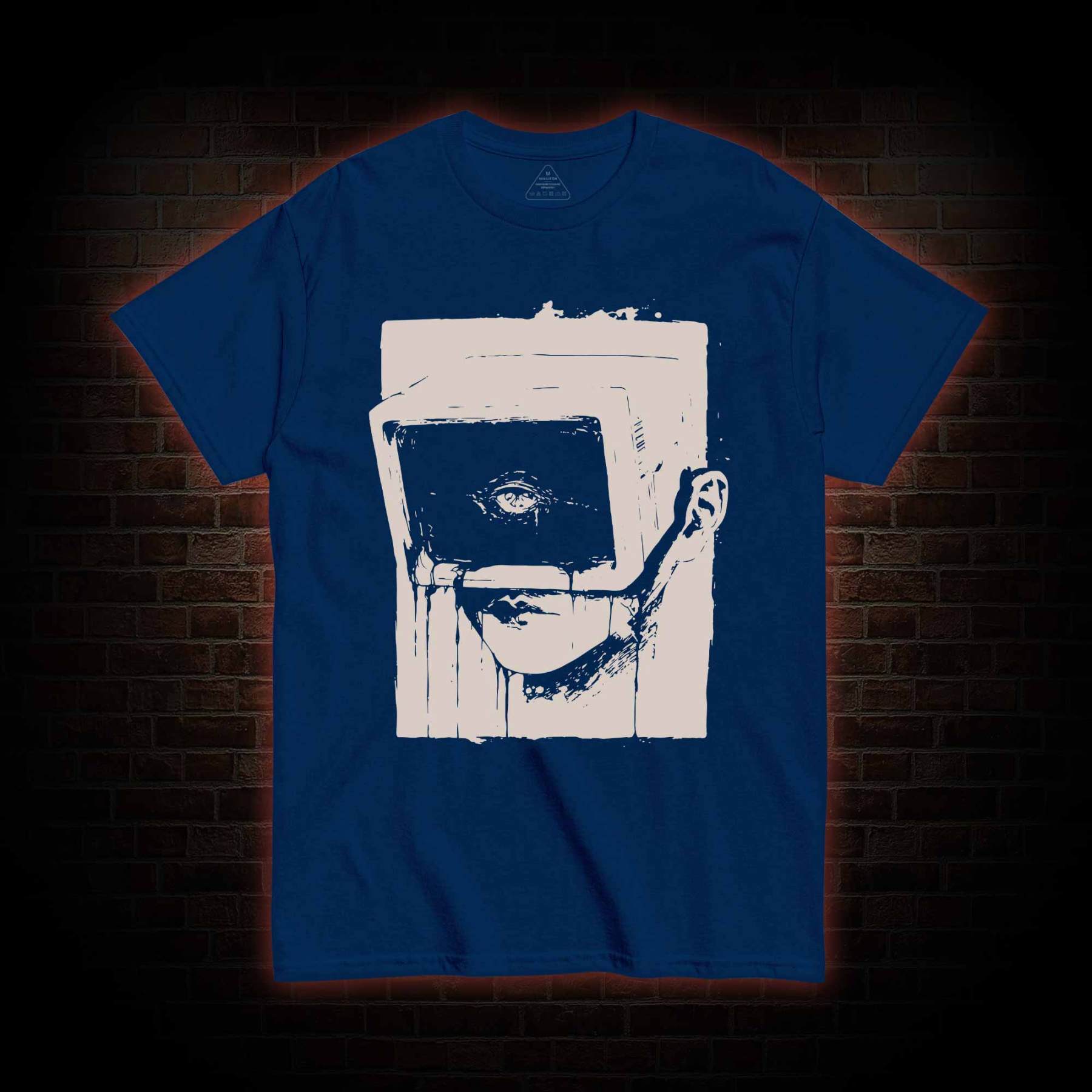 Weirdcore Dystopian Computer T-shirt 