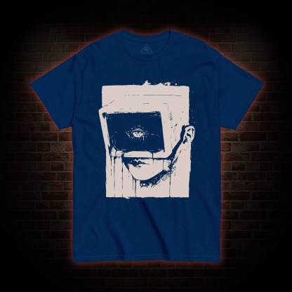 Weirdcore Dystopian Computer T-shirt 