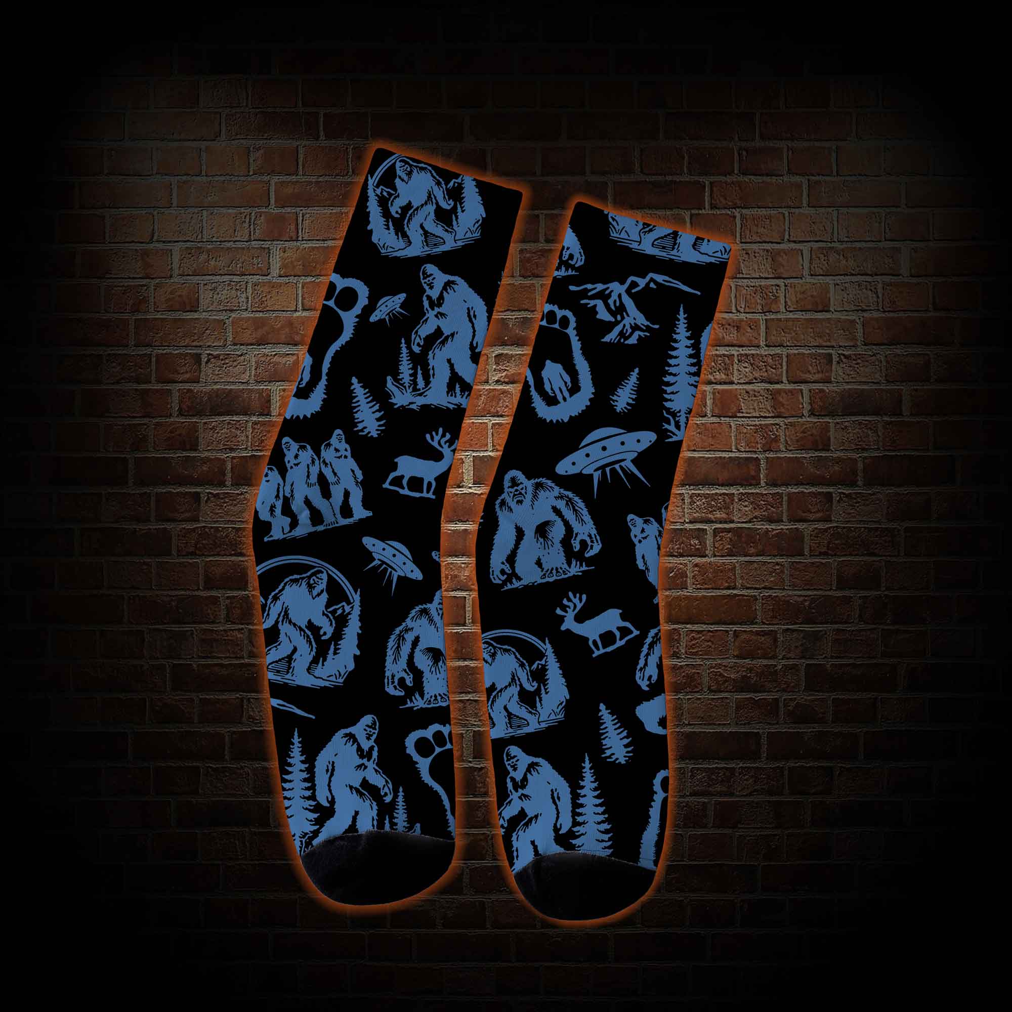 Funny Bigfoot Socks