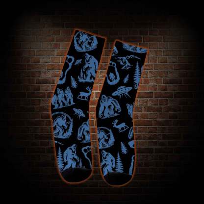 Funny Bigfoot Socks
