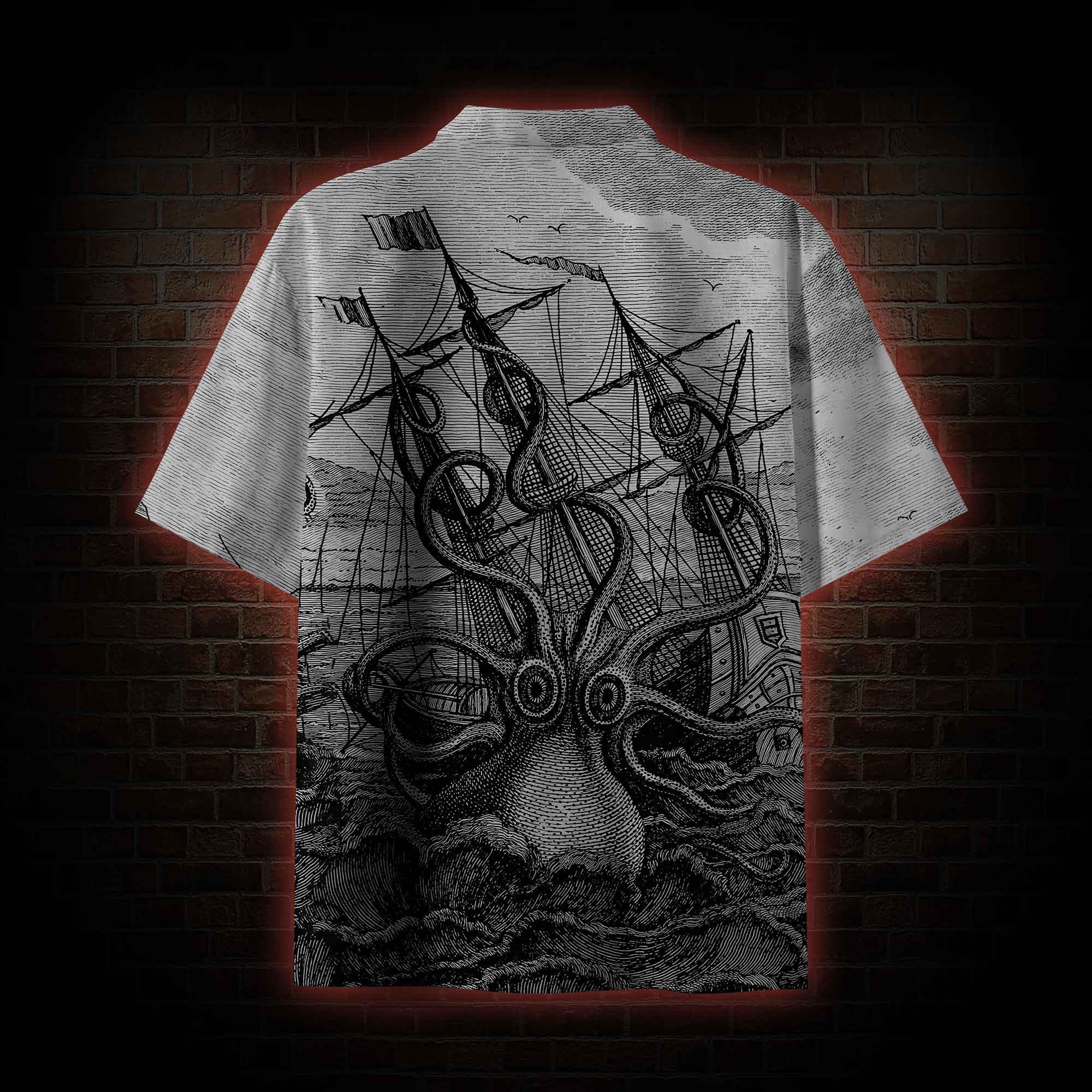 Giant Octopus Button-up Shirt