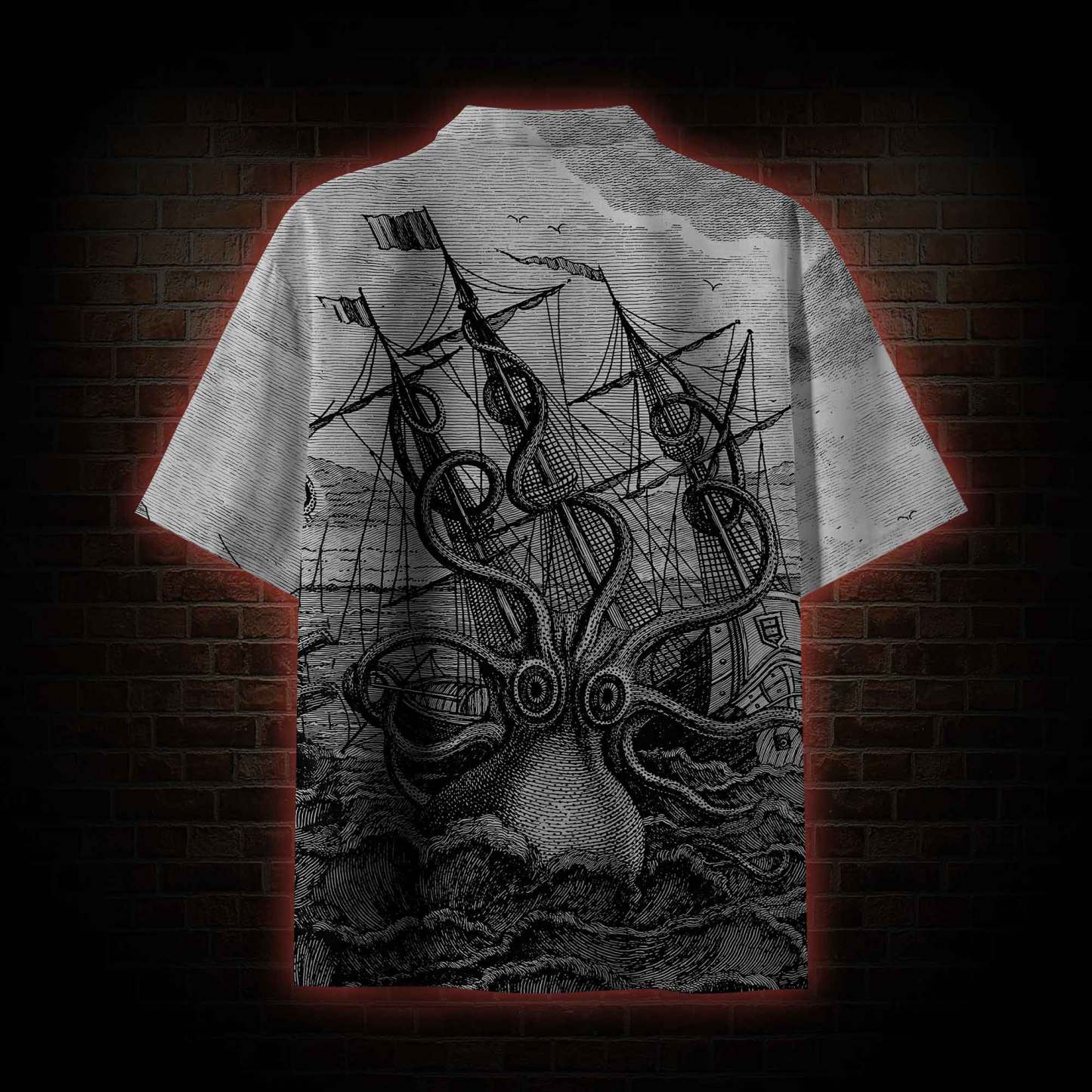 Giant Octopus Button-up Shirt