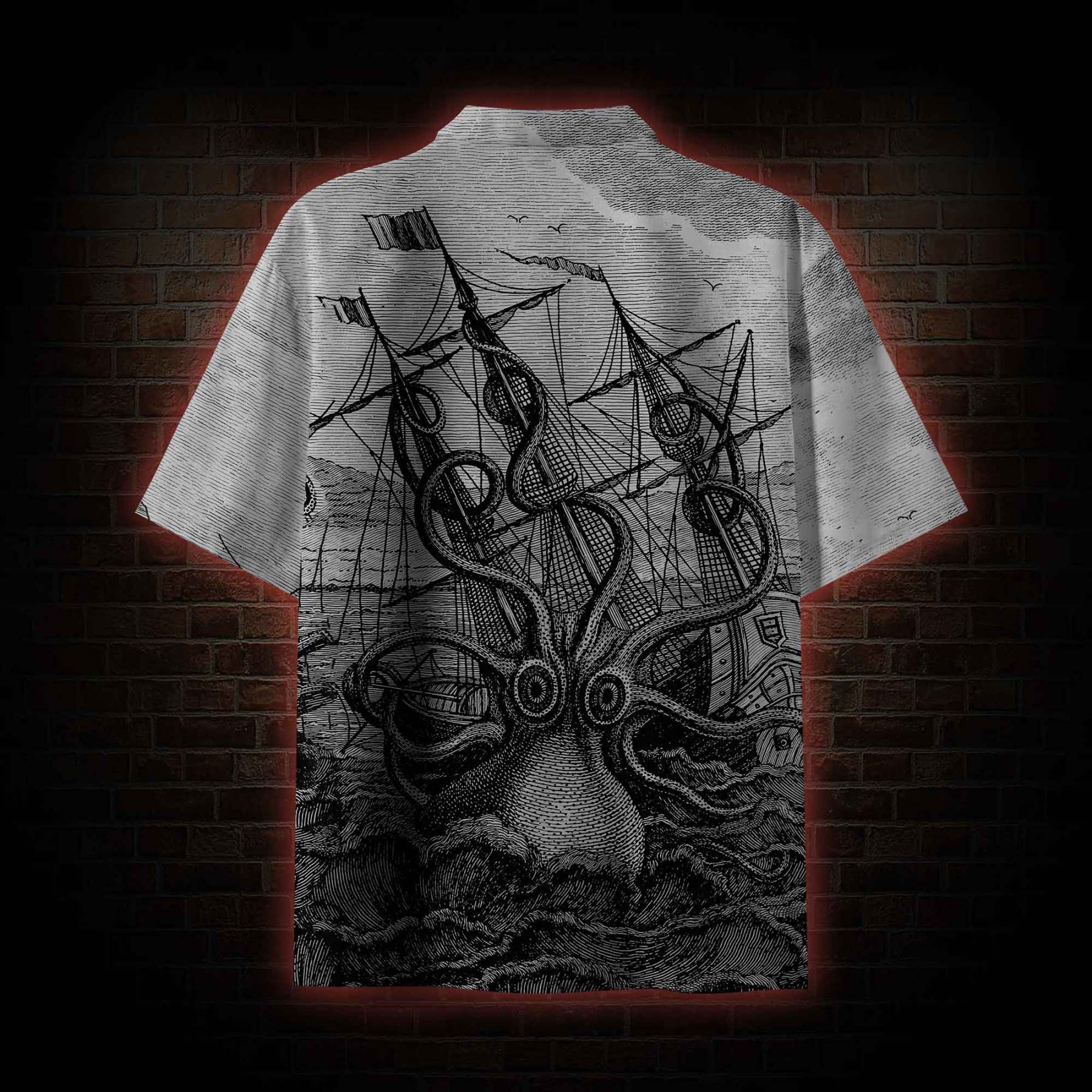 Giant Octopus Button-up Shirt