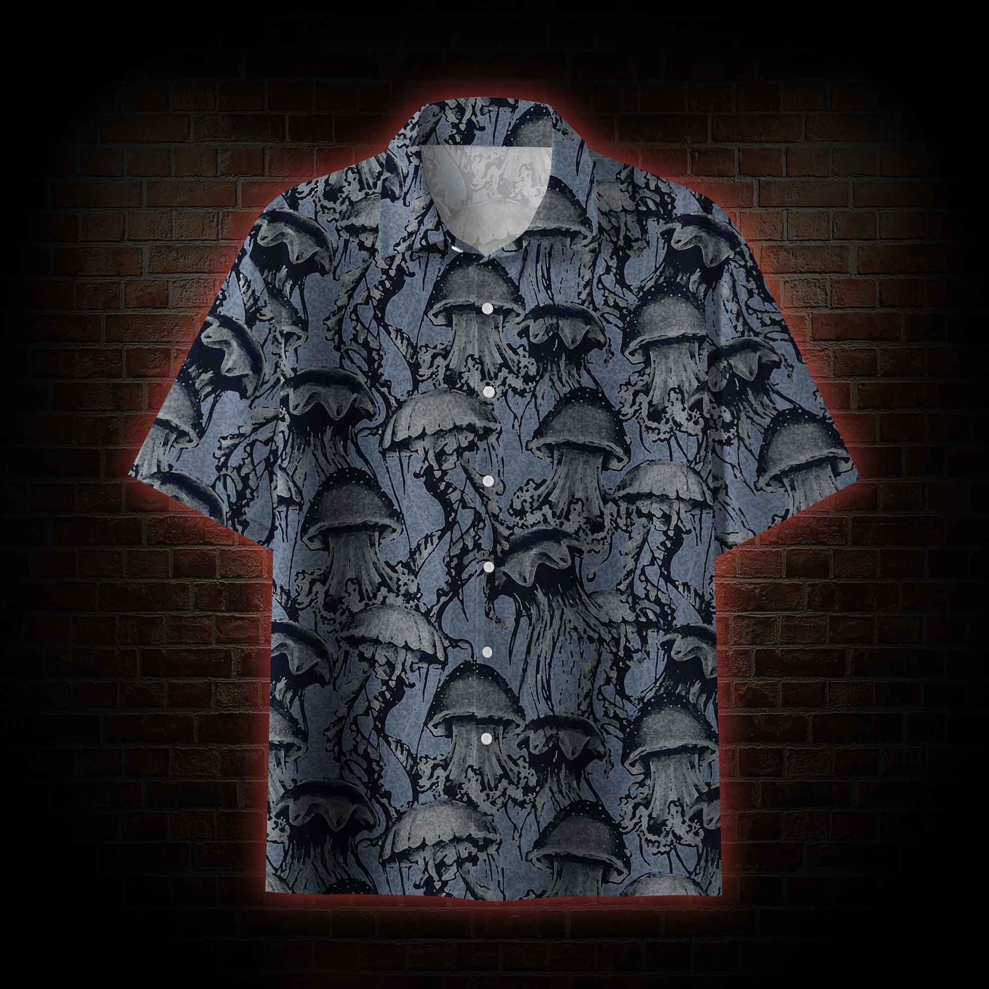 Deep Sea Jellyfish Button-up Shirt