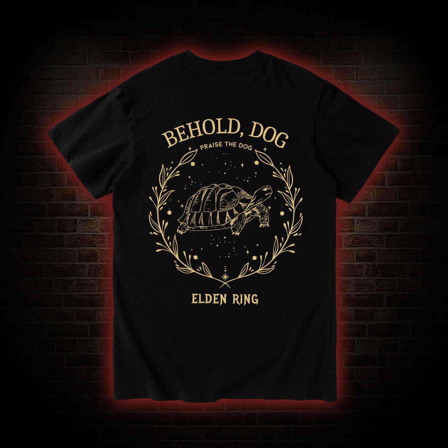 Behold Dog Front Back T-Shirt