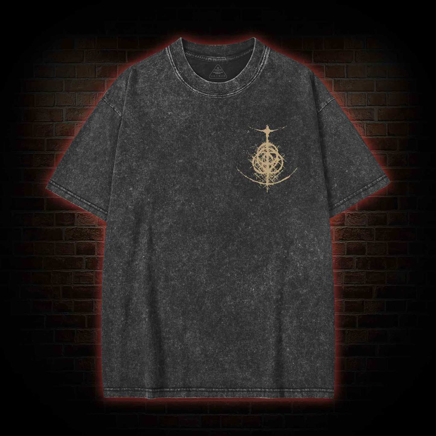 Not Rot Front Back Washed T-shirt