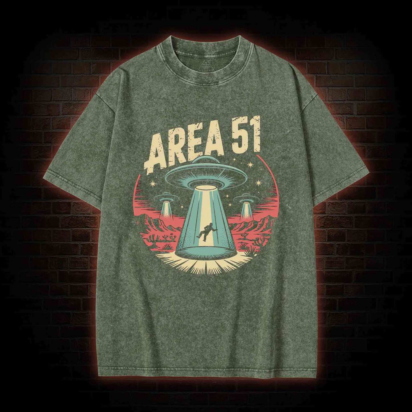  Area 51 Washed T-shirt