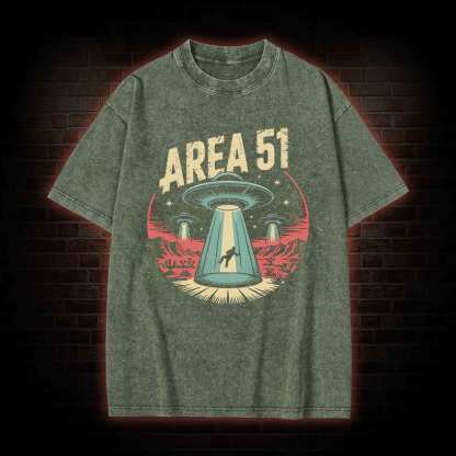  Area 51 Washed T-shirt