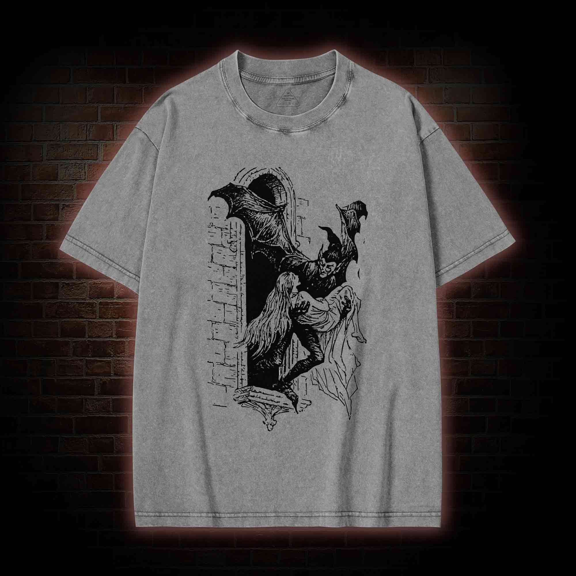 Vintage Dracula Washed T-shirt