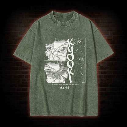 Only The Mad are Sane Washed T-shirt