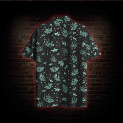 Midnight Flying Insects Hawaiian Shirt