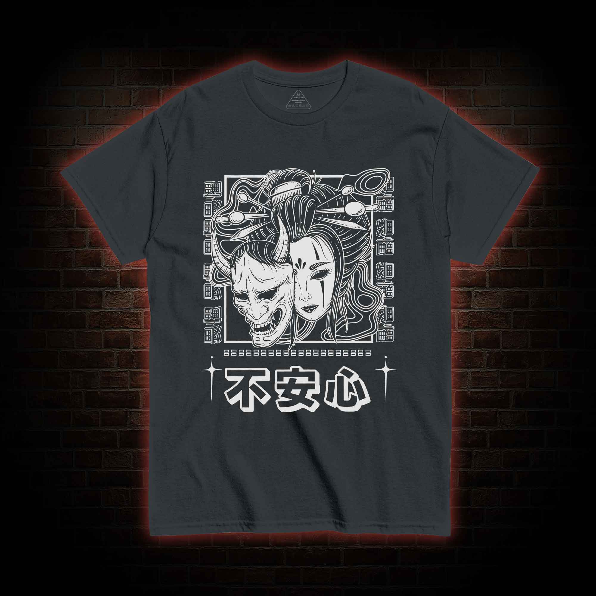 Geisha Woman Mask T-shirt 