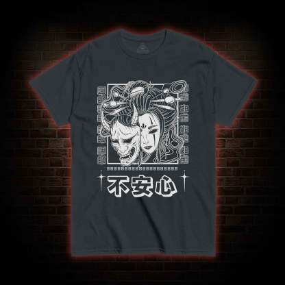 Geisha Woman Mask T-shirt 