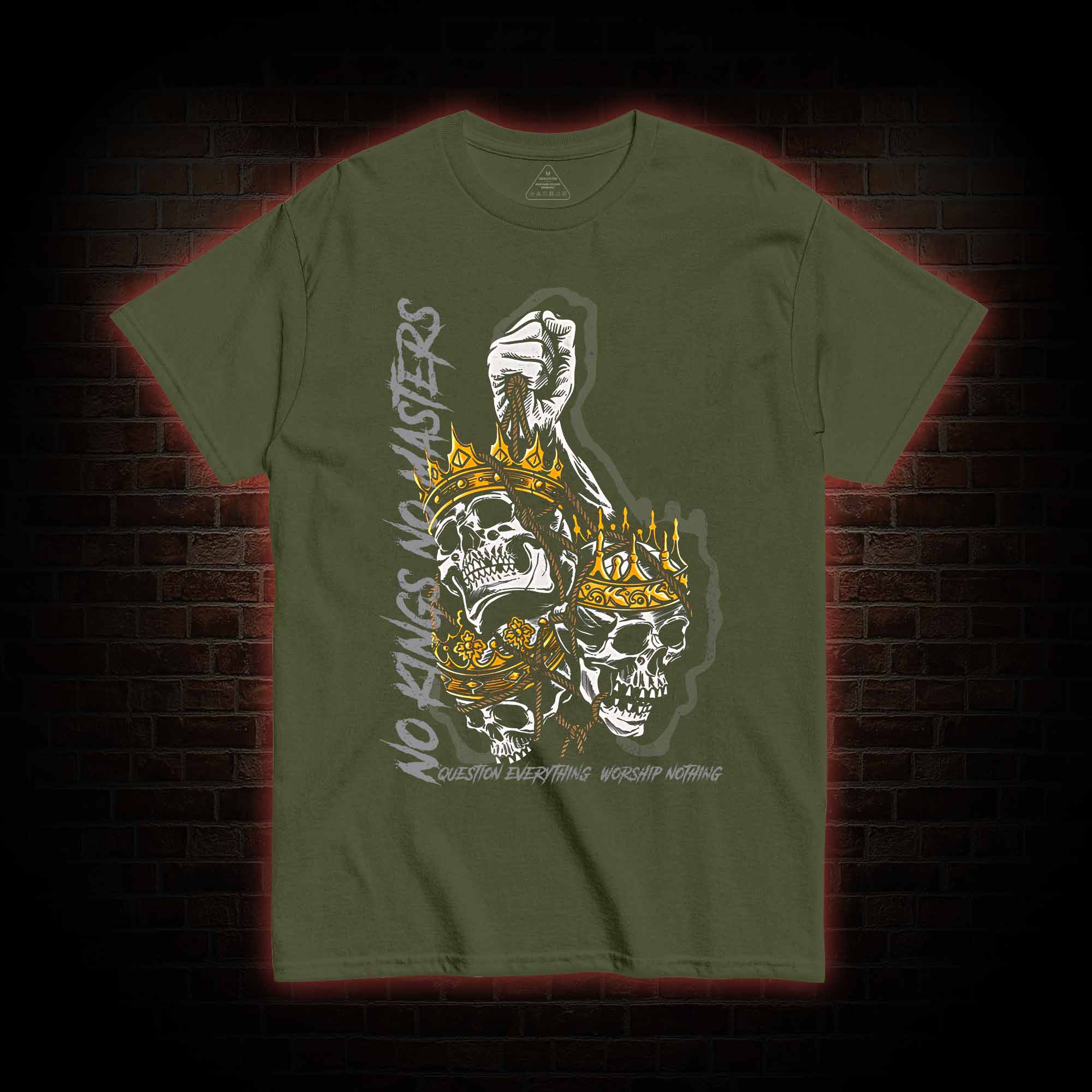 Question Everything Worship Nothing T-shirt 