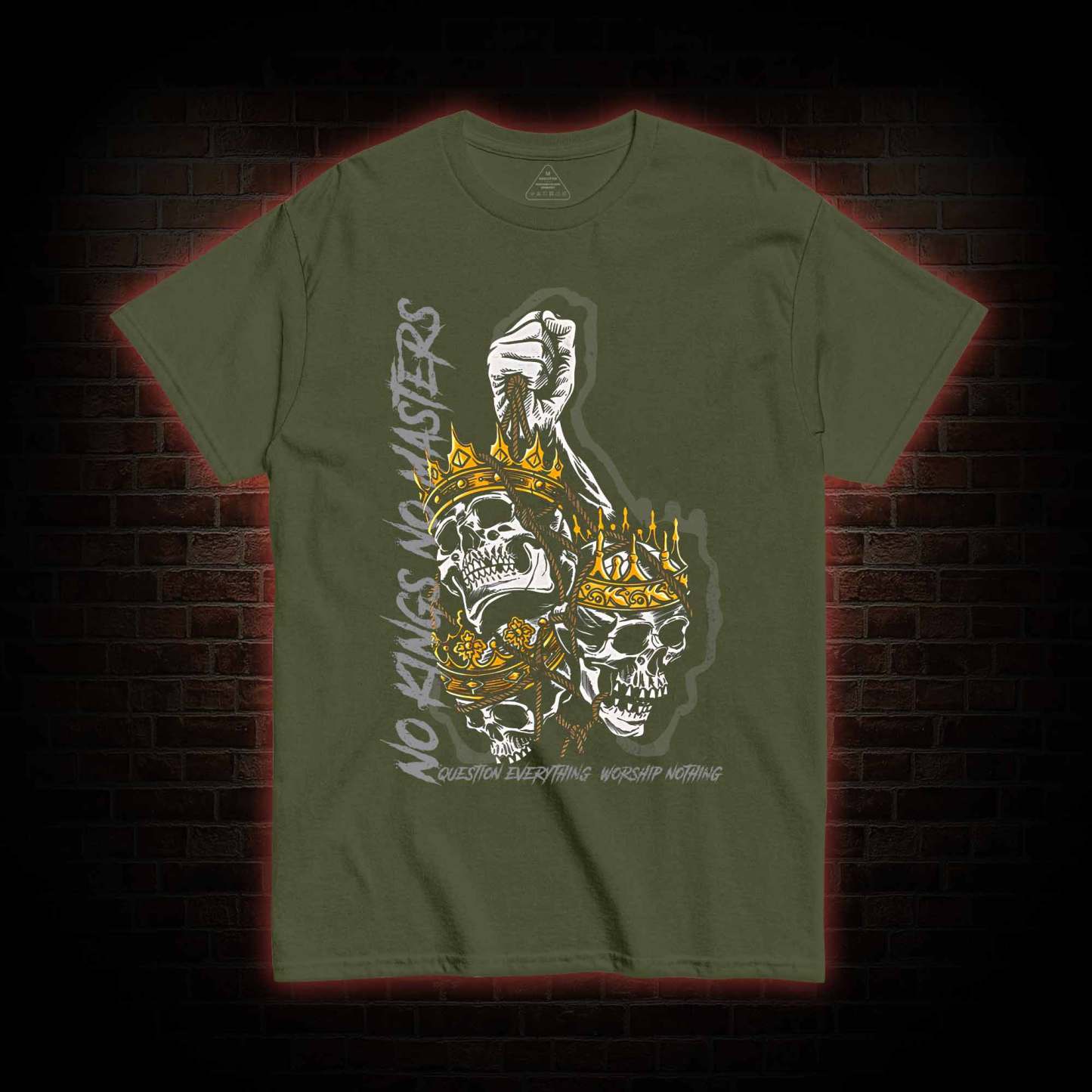 Question Everything Worship Nothing T-shirt 