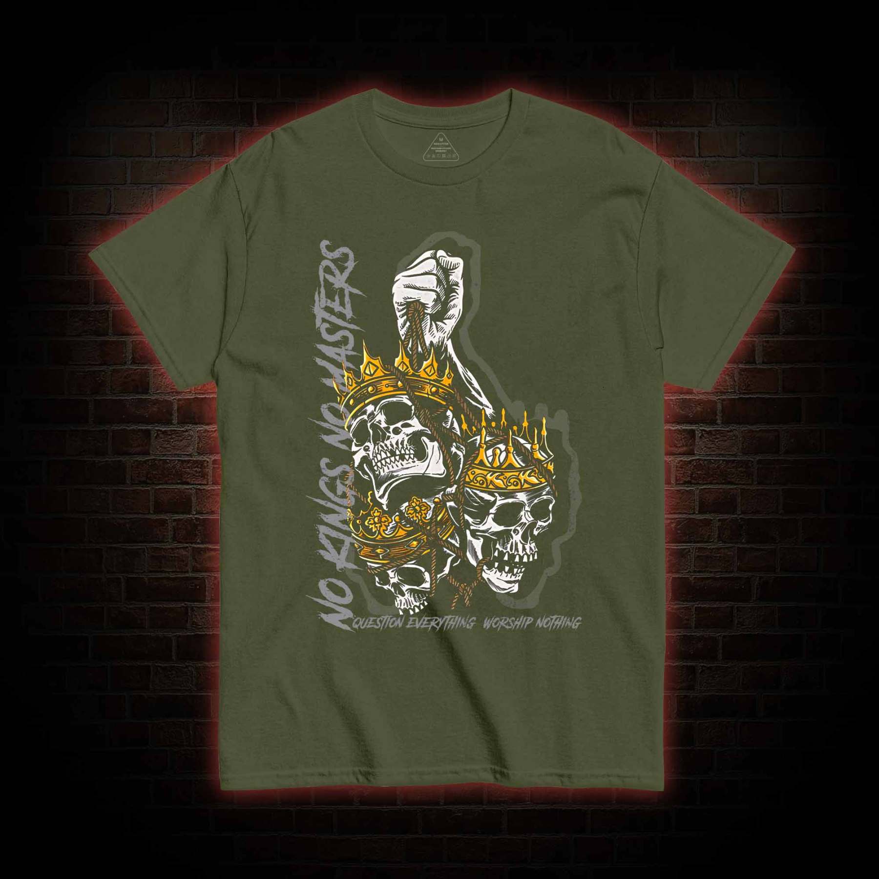 Question Everything Worship Nothing T-shirt 