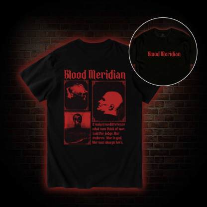 Blood Meridian Vintage Back Print T-Shirt