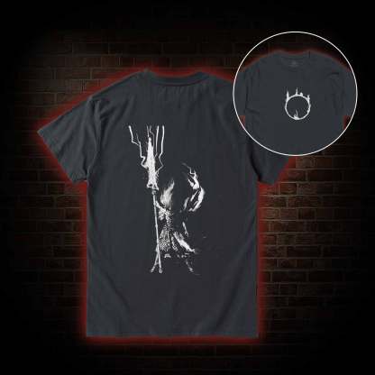 King of the Storm Back Print T-Shirt