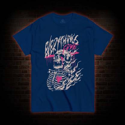 Everything's Fine Skeleton T-shirt