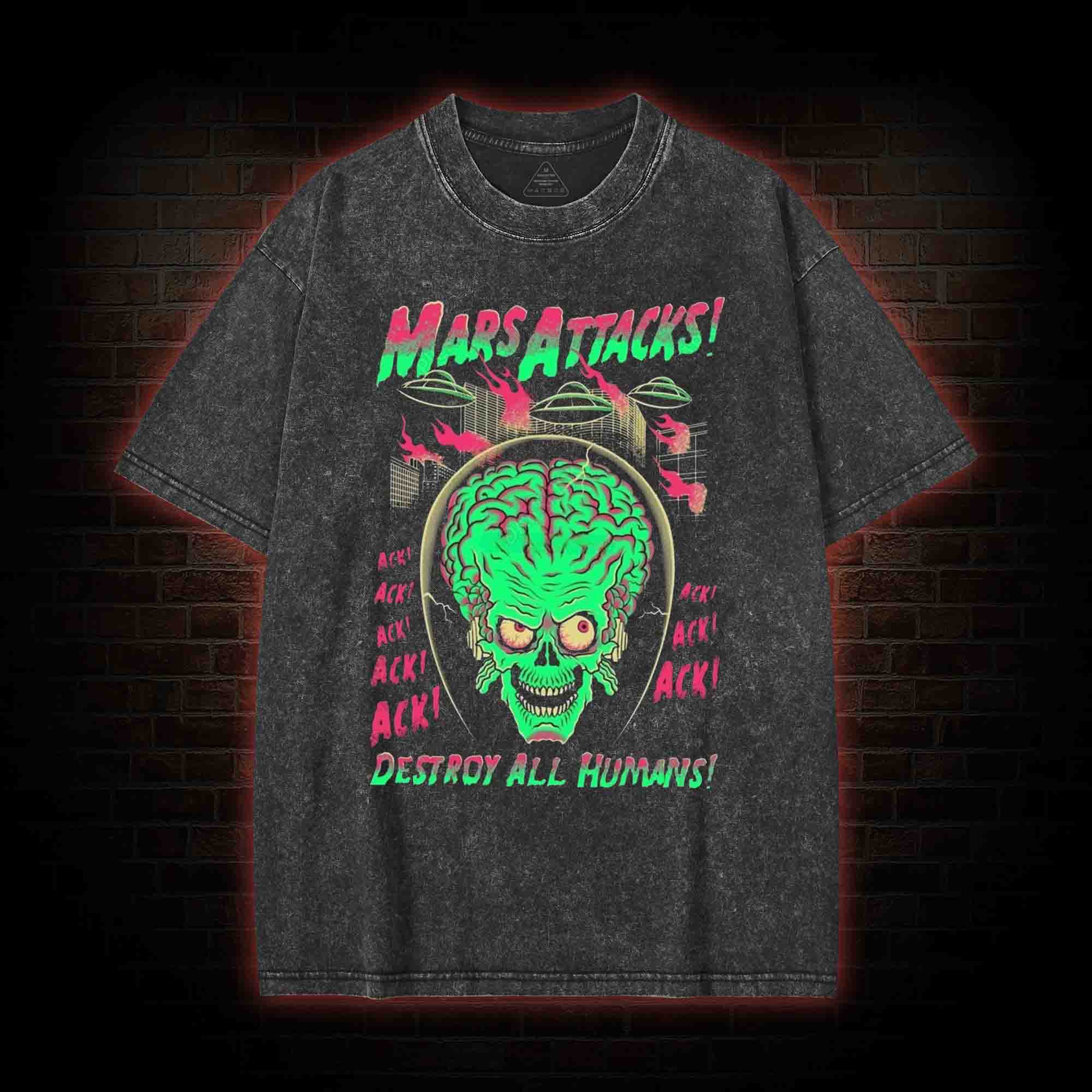 Destory All Humans Washed T-shirt