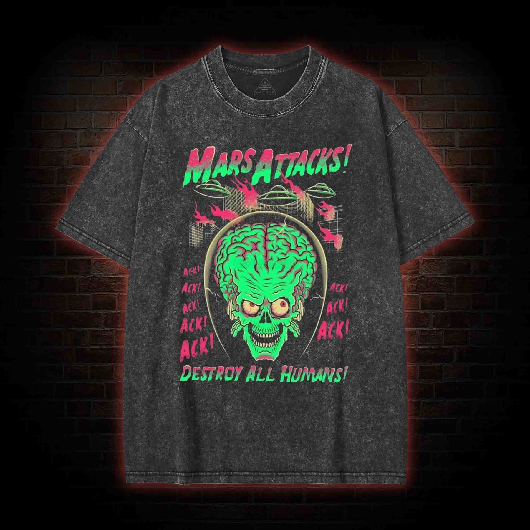 Destory All Humans Washed T-shirt