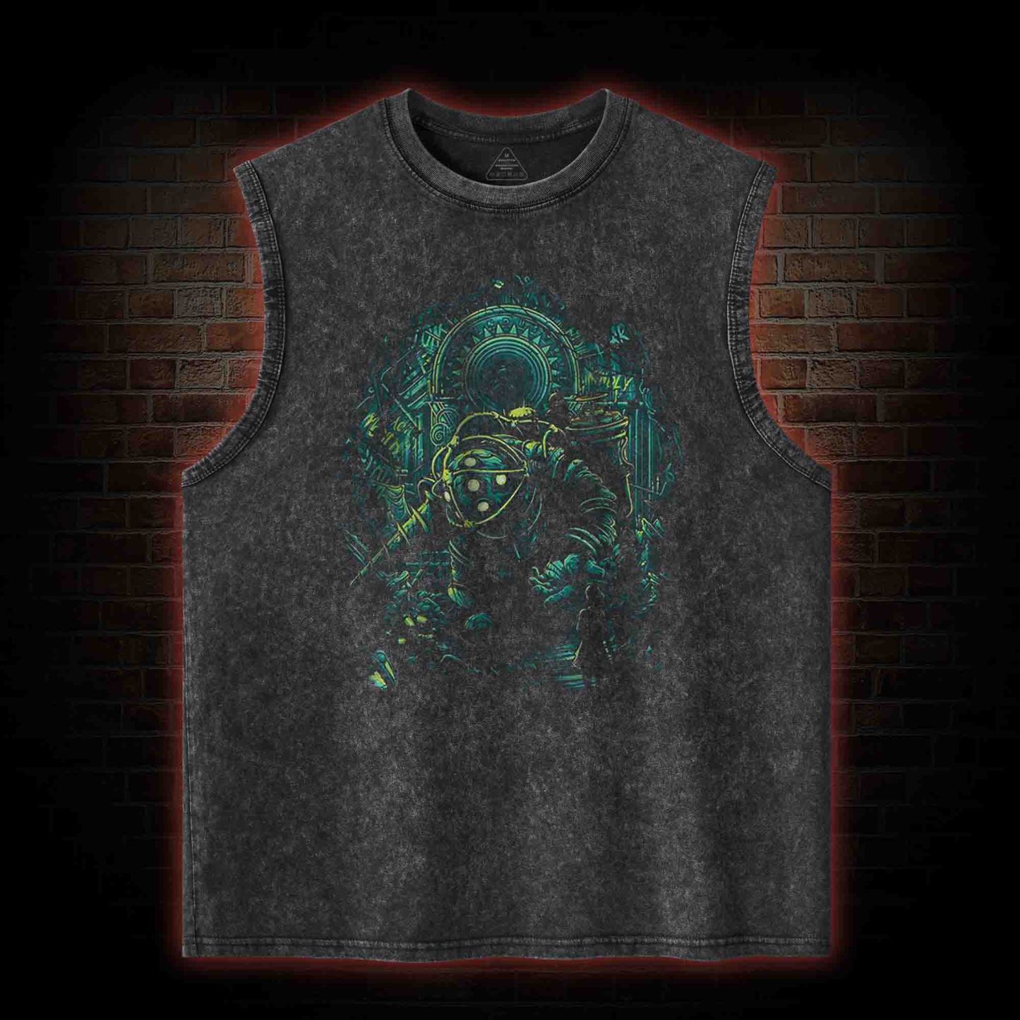 War-Torn Dystopia Washed Tank Top
