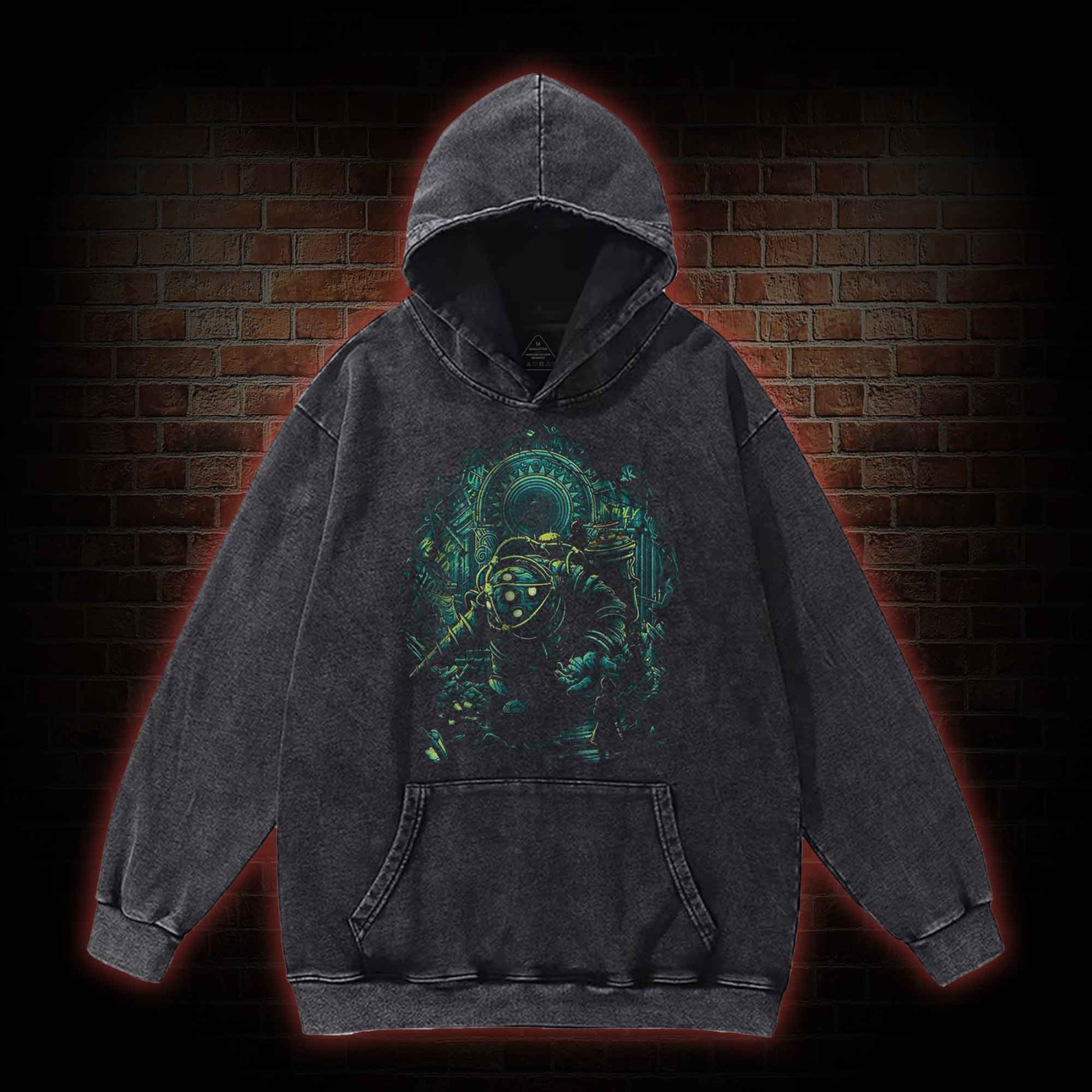 War-Torn Dystopia Washed Hoodie