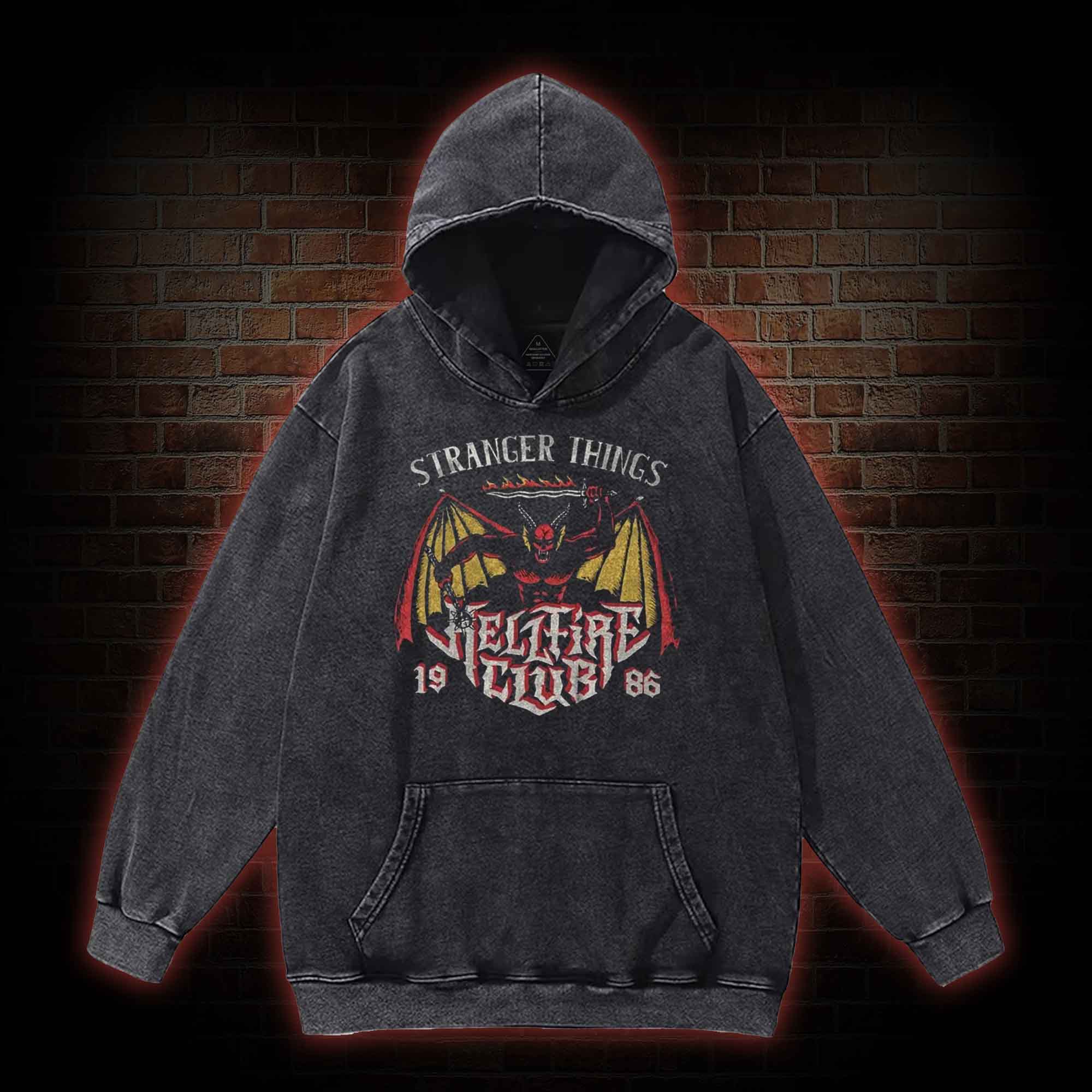 Hellfire Club Washed Hoodie