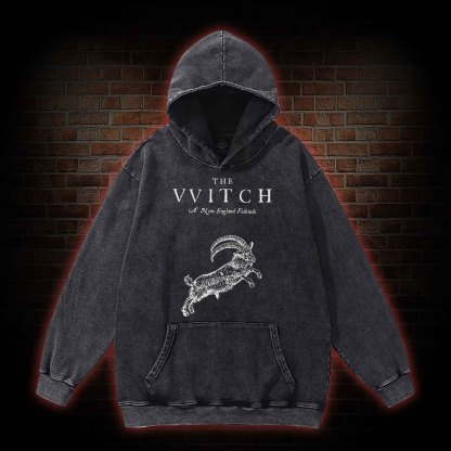 Black Phillip Kng of All Washed Hoodie