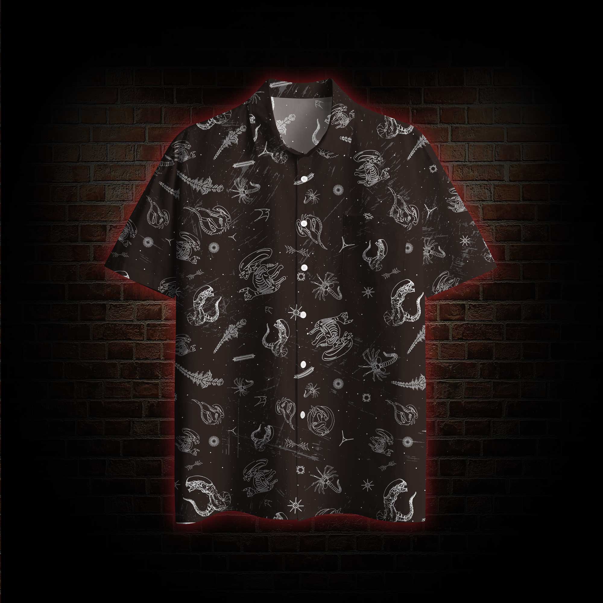 Aliens Hawaiian Shirt