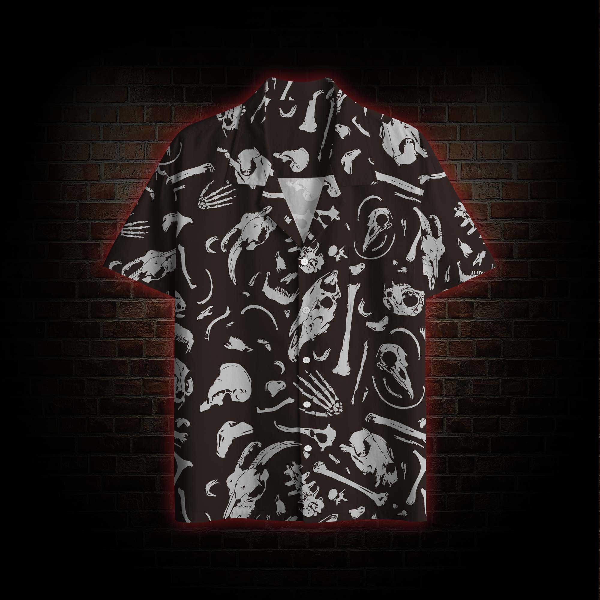 Dinosaur Fossils Hawaiian Shirt