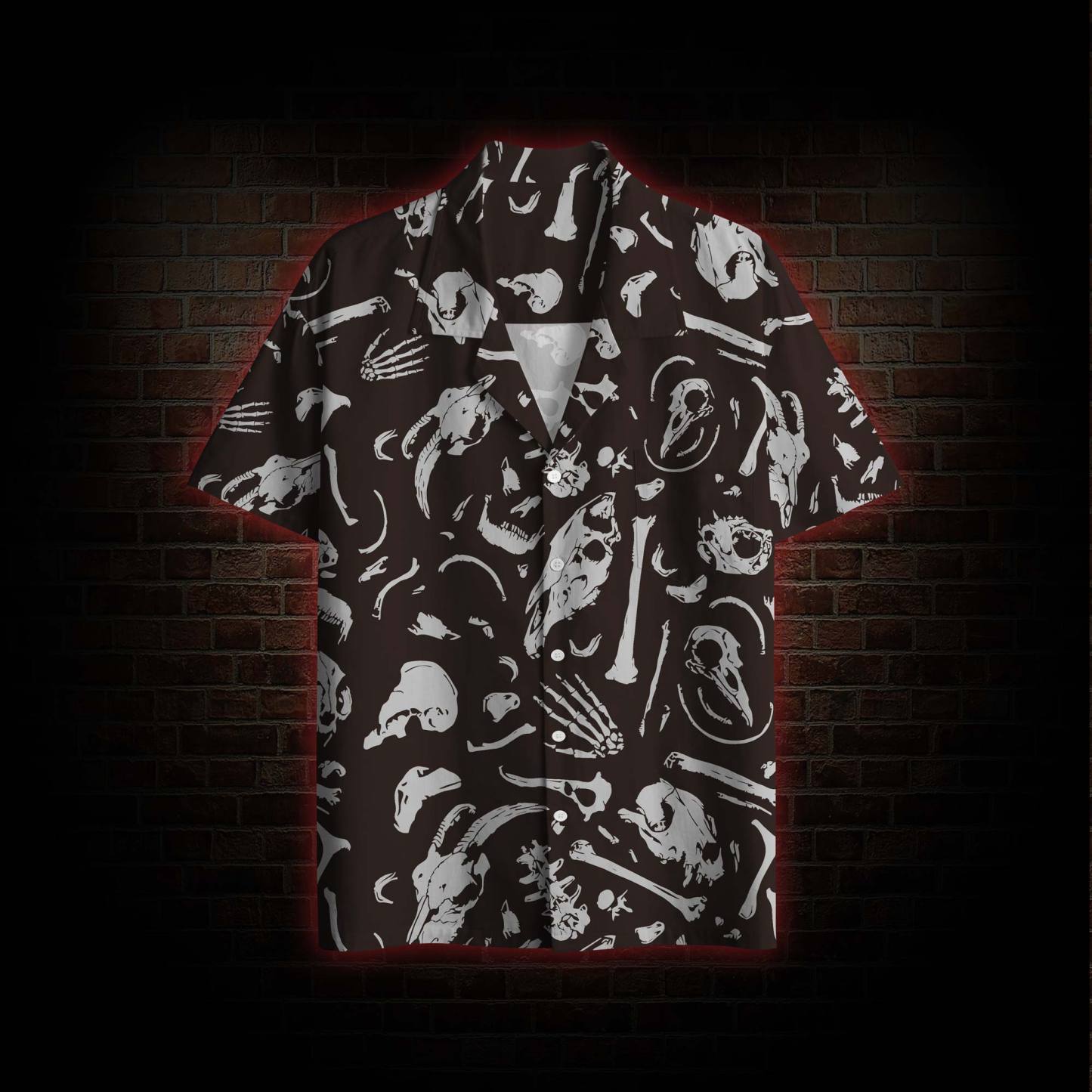 Dinosaur Fossils Hawaiian Shirt
