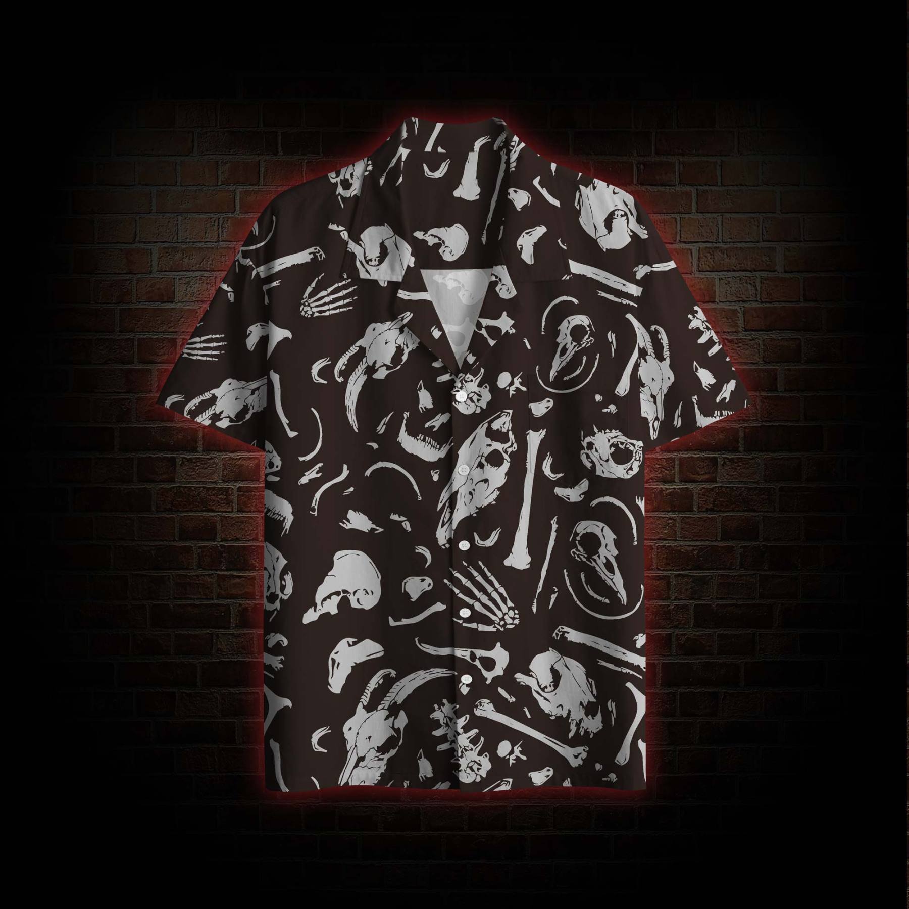 Dinosaur Fossils Hawaiian Shirt