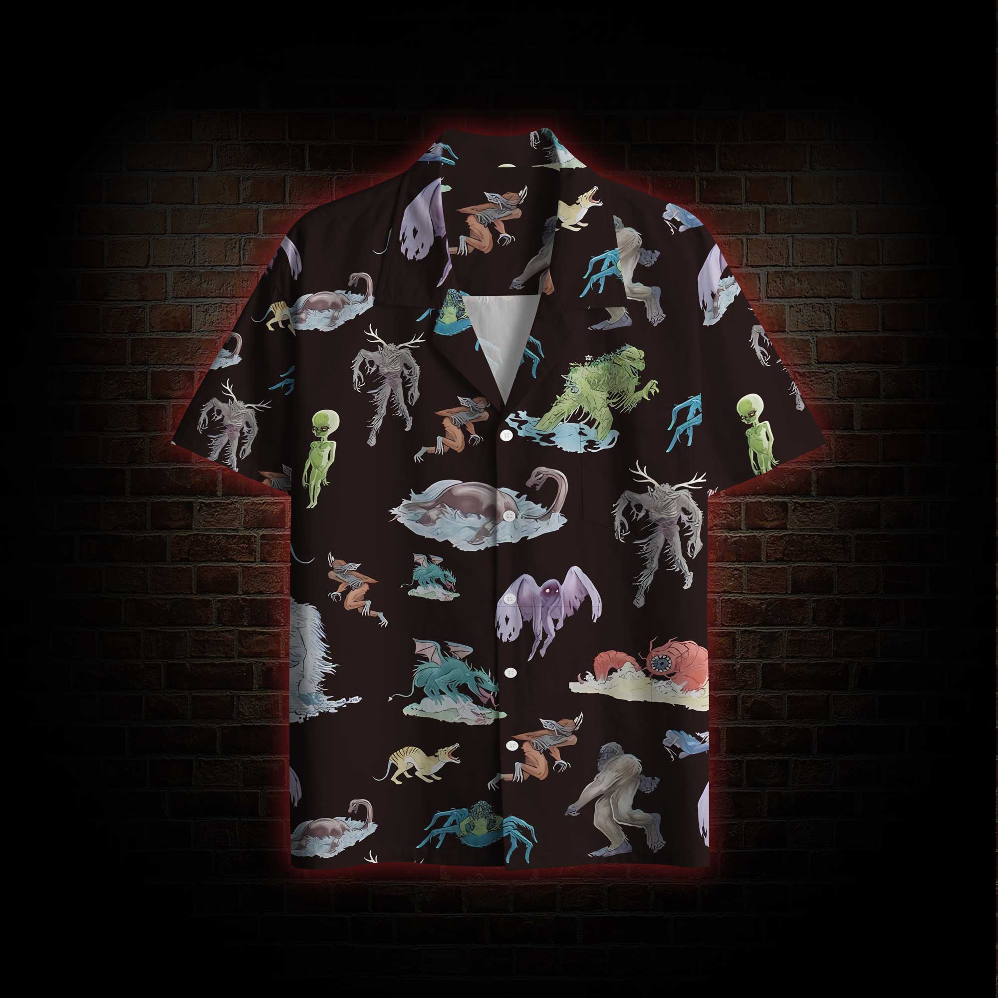 Cryptids Hawaiian Shirt