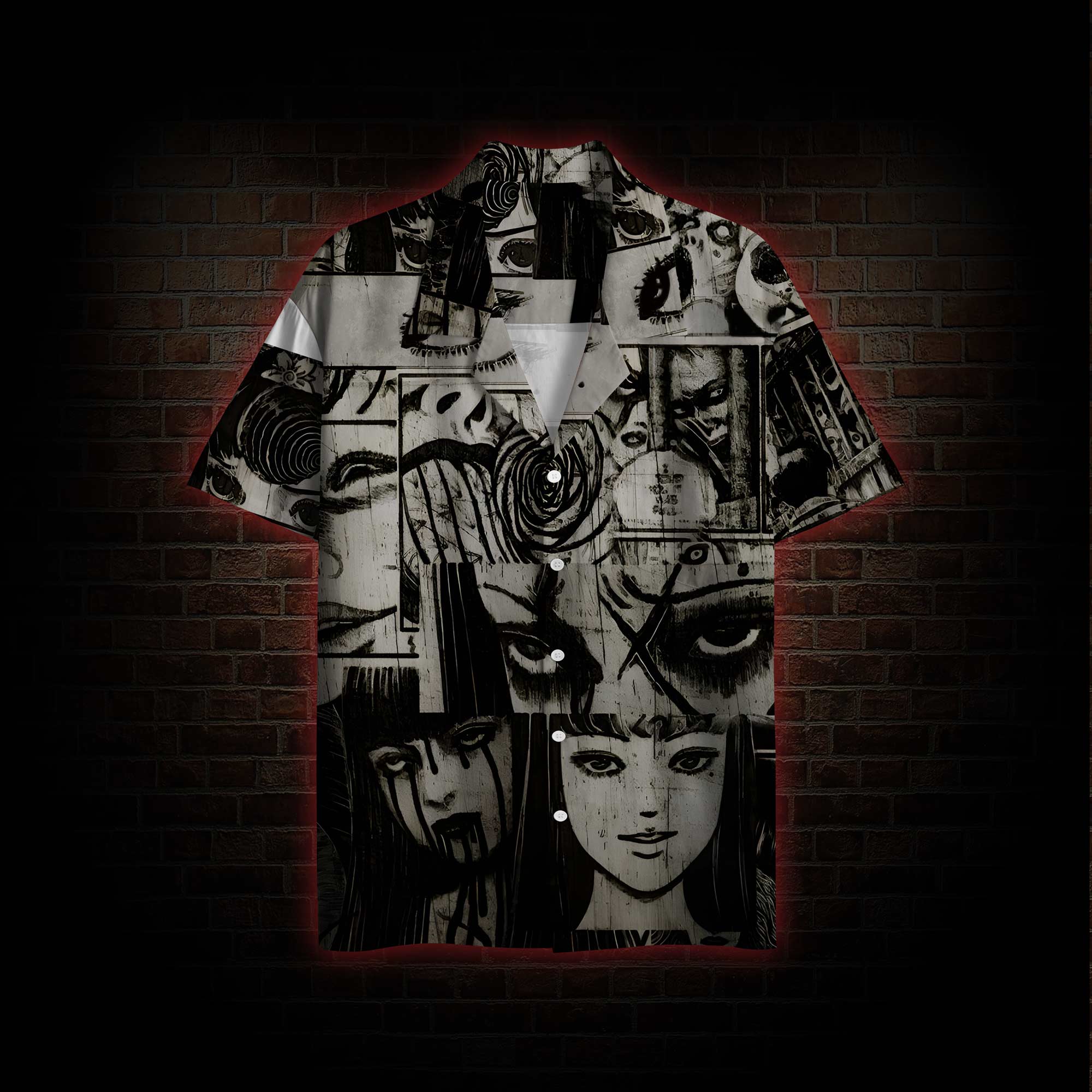 Eyes of Horrors Hawaiian Shirt