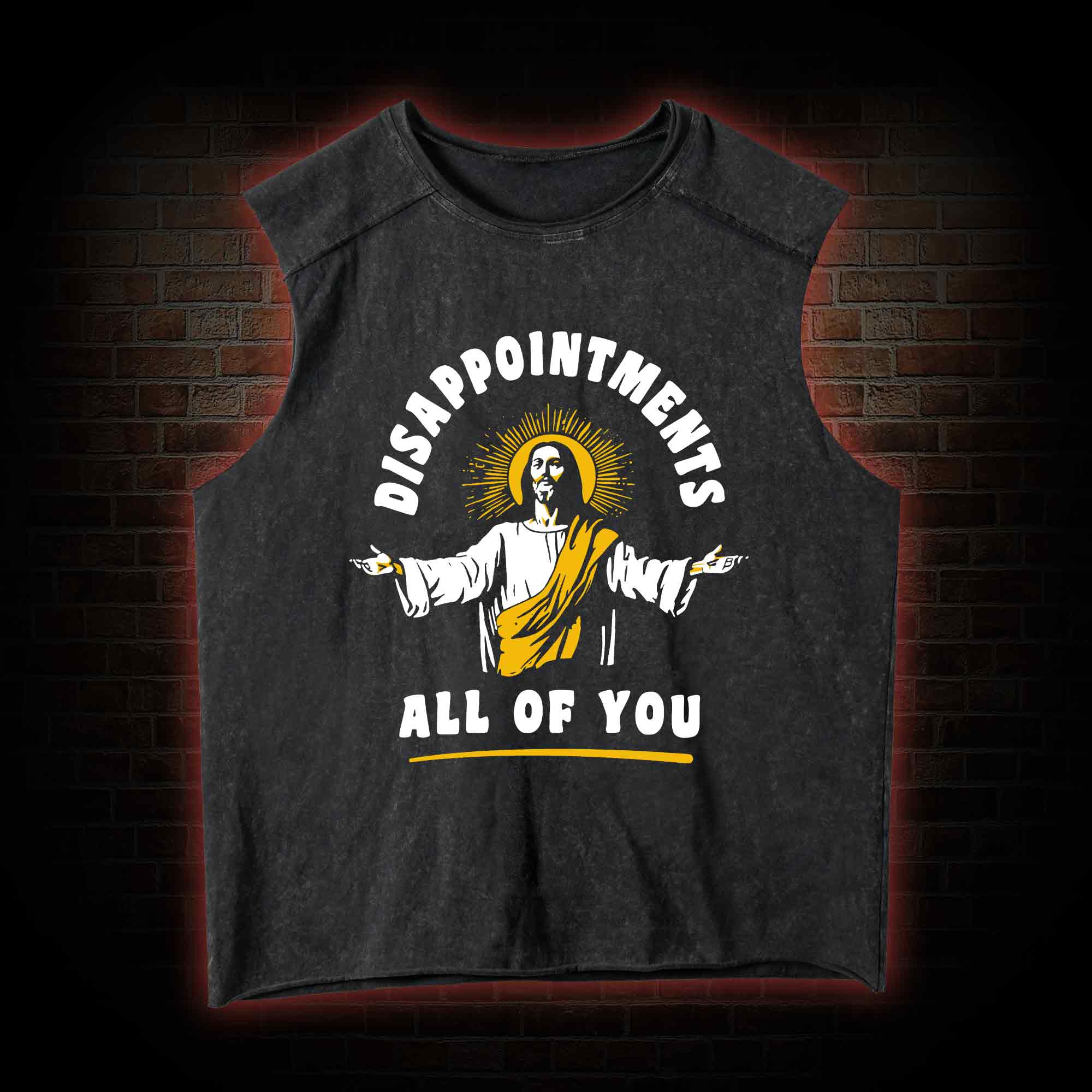 Disappointments All Of You Vintage Washed Tank Top