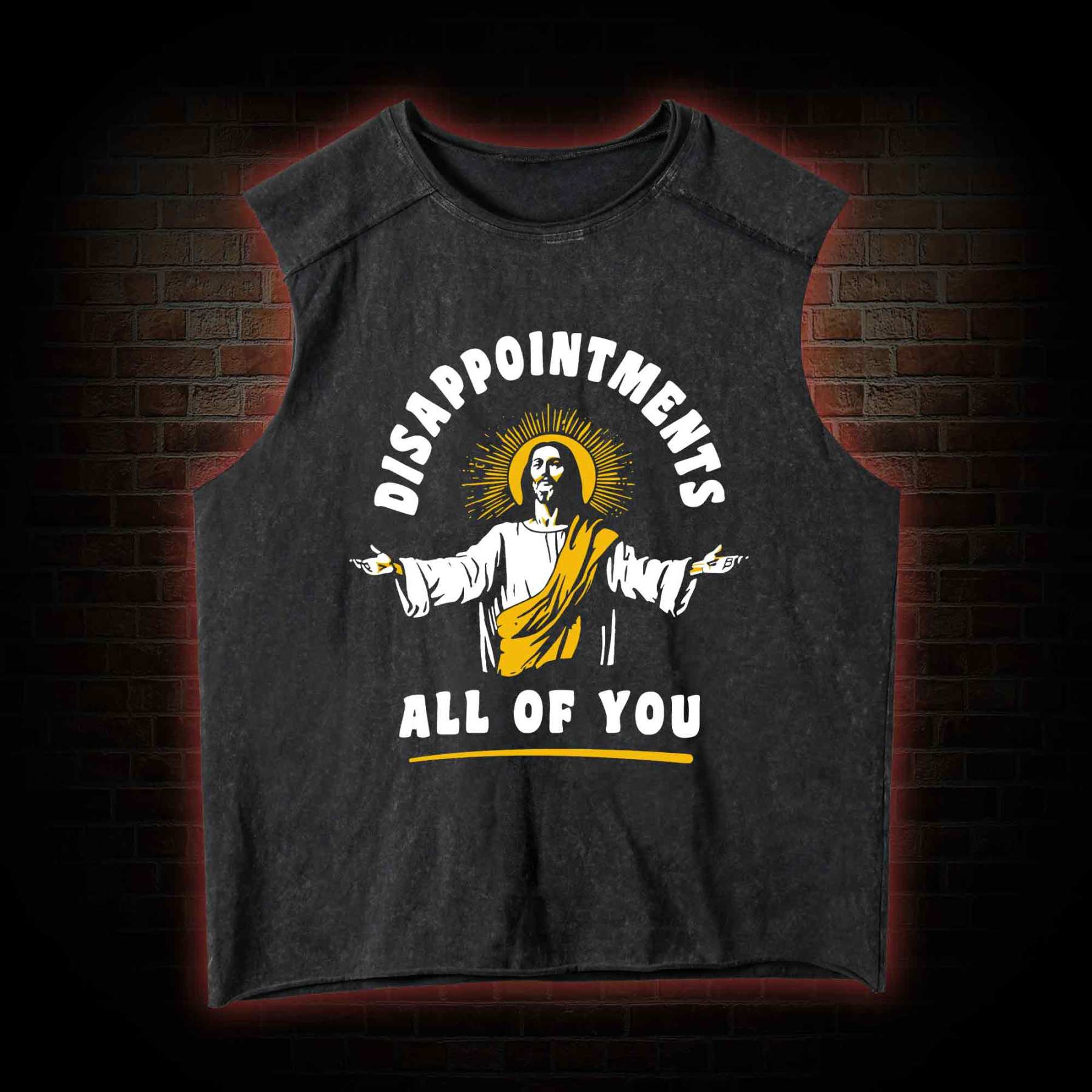 Disappointments All Of You Vintage Washed Tank Top