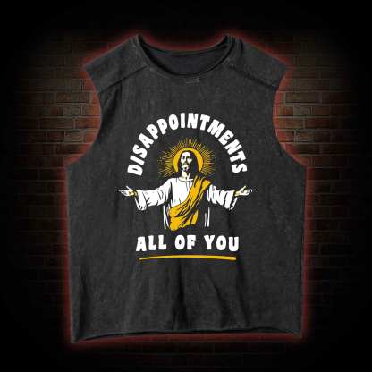 Disappointments All Of You Vintage Washed Tank Top