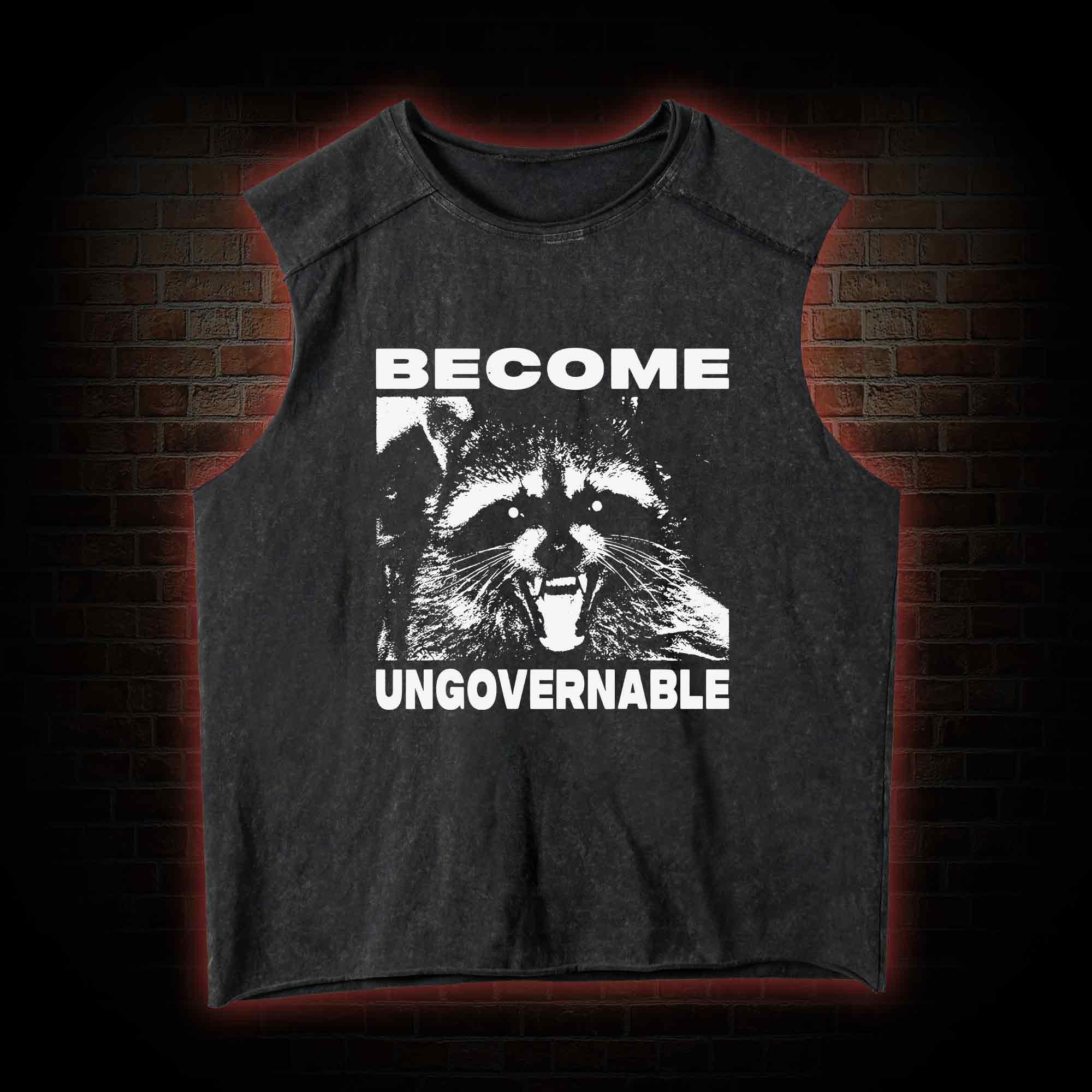 Become Ungovernable Vintage Washed Tank Top