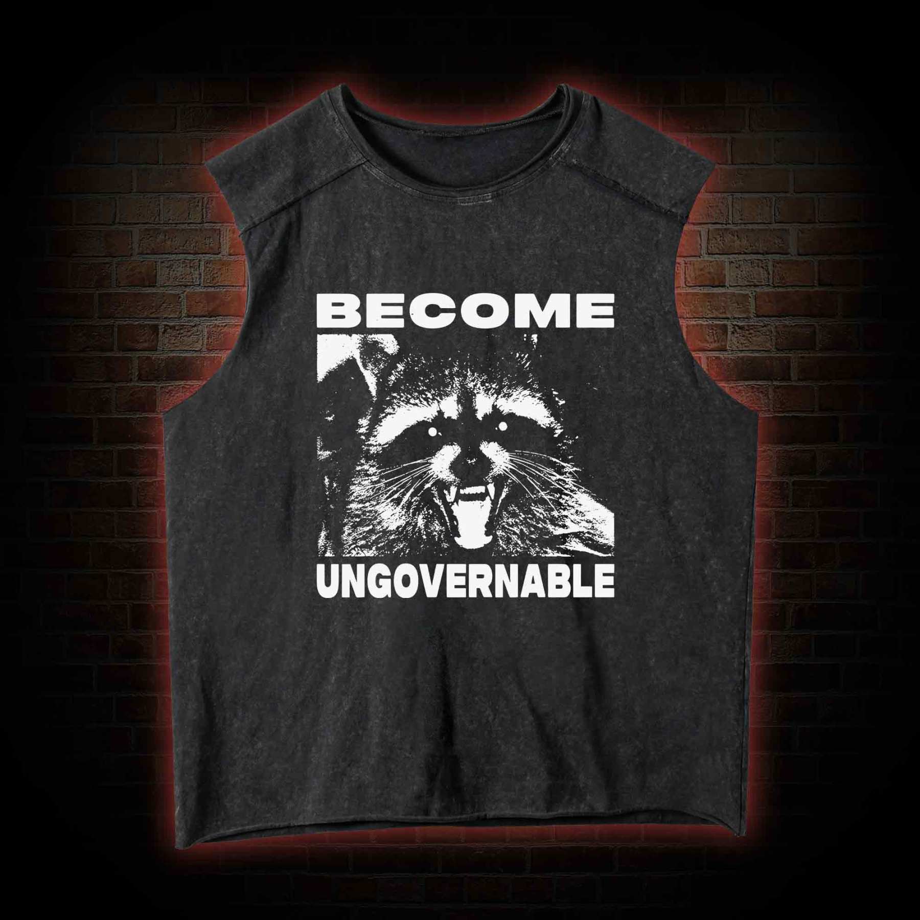Become Ungovernable Vintage Washed Tank Top
