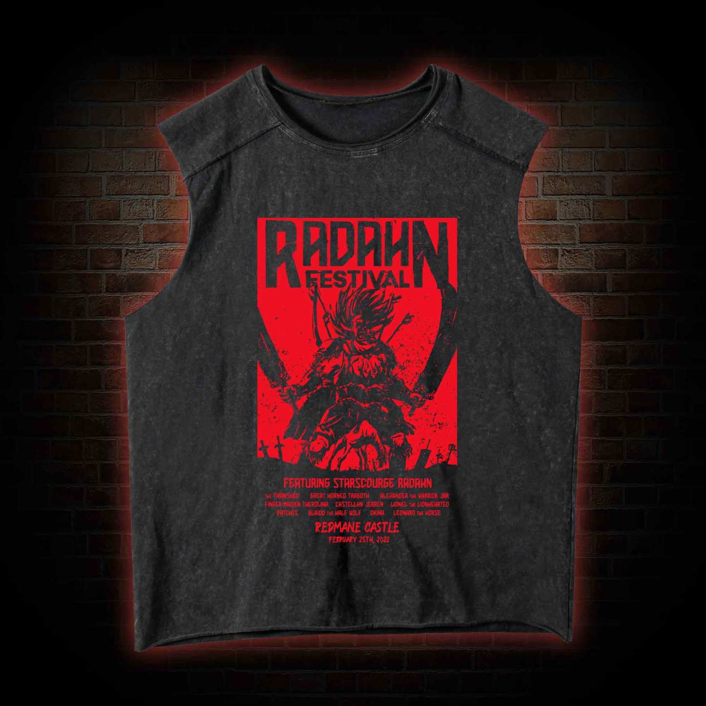 Battle Festival Vintage Washed Tank Top