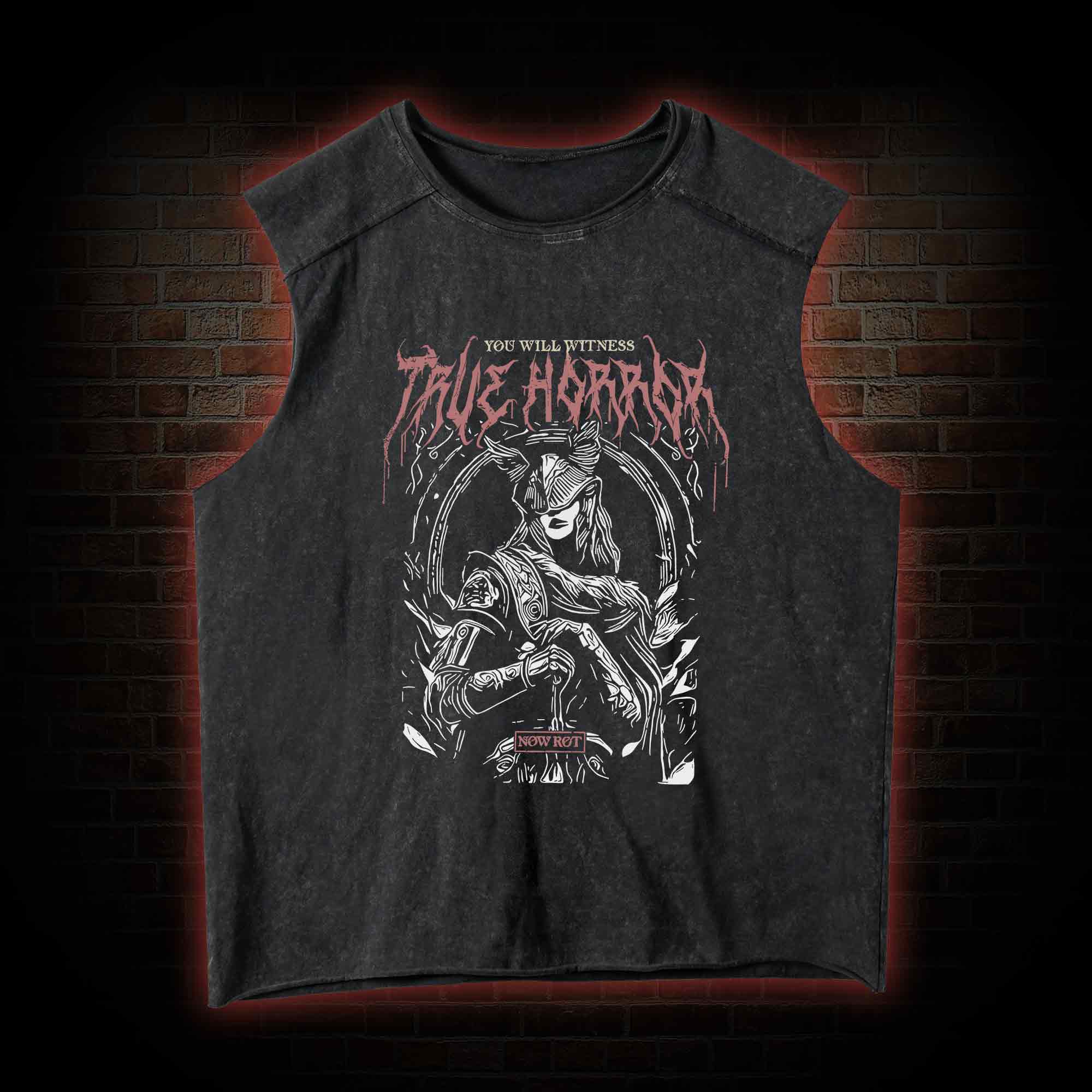 True Horror Vintage Washed Tank Top