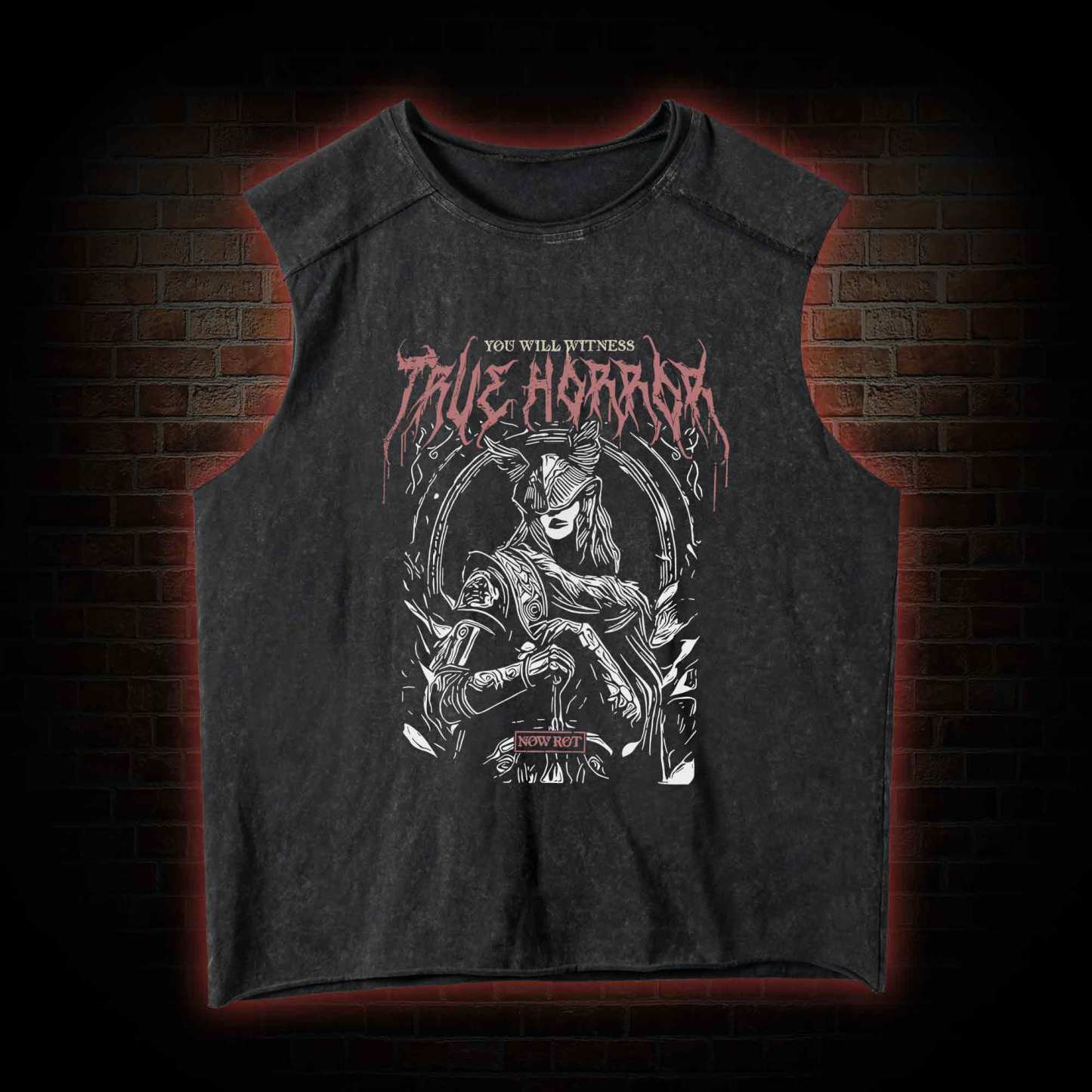 True Horror Vintage Washed Tank Top