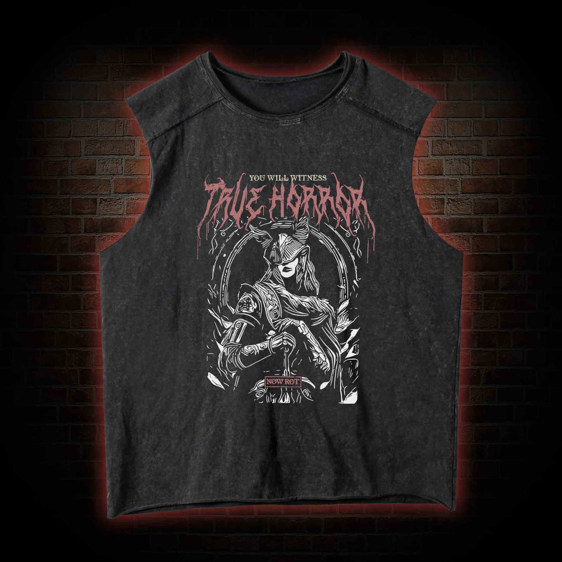 True Horror Vintage Washed Tank Top
