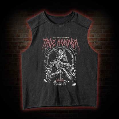 True Horror Vintage Washed Tank Top